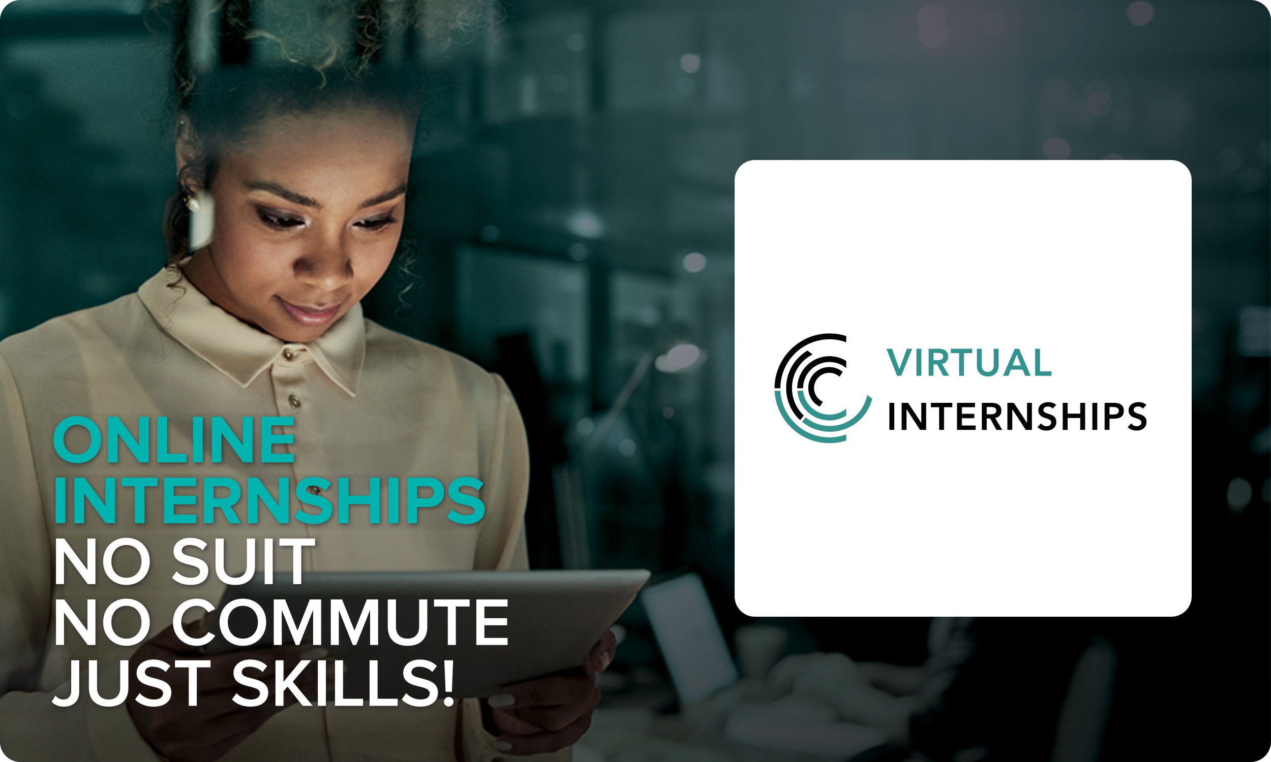 Virtual Internships Logo Banner