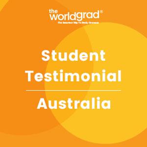 The WorldGrad Student Testimonial Australia - Youtube