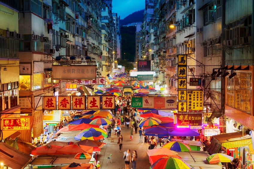 Fa Yuen Street Market in Hong Kong