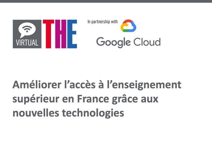 google cloud times higher education webinar france