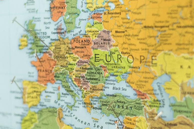 Map of Europe/Best universities in Europe